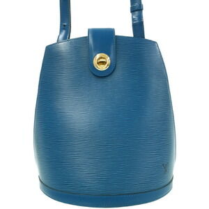 Louis Vuitton Epi Leather Cluny Shoulder Bag Black